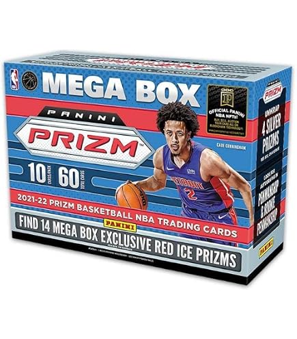 Amazon.com: NBA 2021-22 Panini Prizm Basketball Card Mega Box